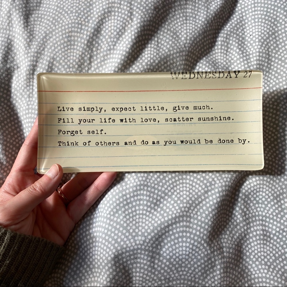 Glass Jewelry & Accessory Tray